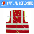 CY Mesh Warning Reflective Safety Vest Tape Luminescent Fabric